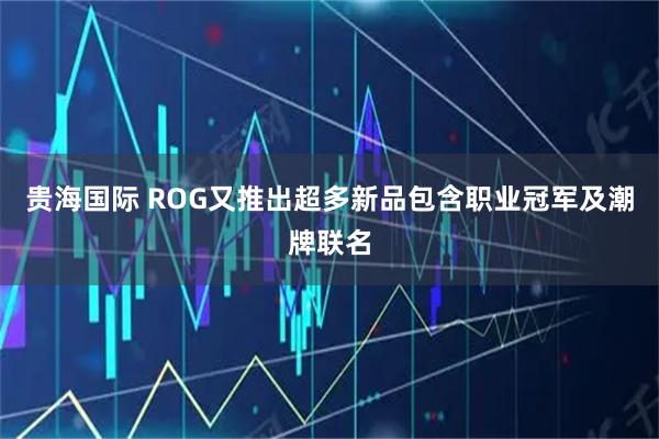 贵海国际 ROG又推出超多新品包含职业冠军及潮牌联名