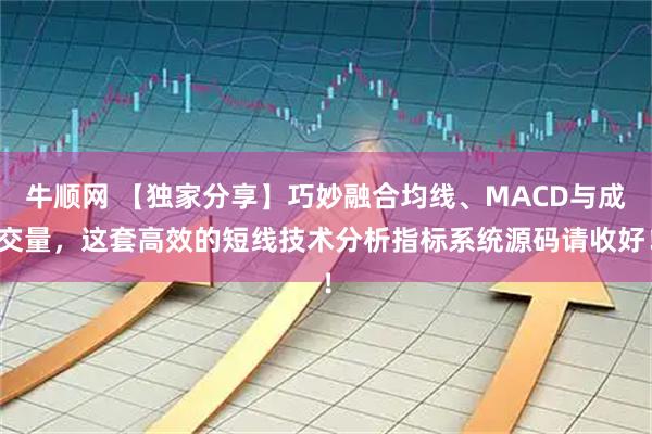 牛顺网 【独家分享】巧妙融合均线、MACD与成交量,这套高效的短线技术分析指标系统源码请收好!